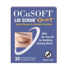OcuSoft Oust Demodex Eyelid Cleanser 30pk