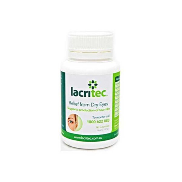 Lacritec Dry Eye Supplement 200 capsules